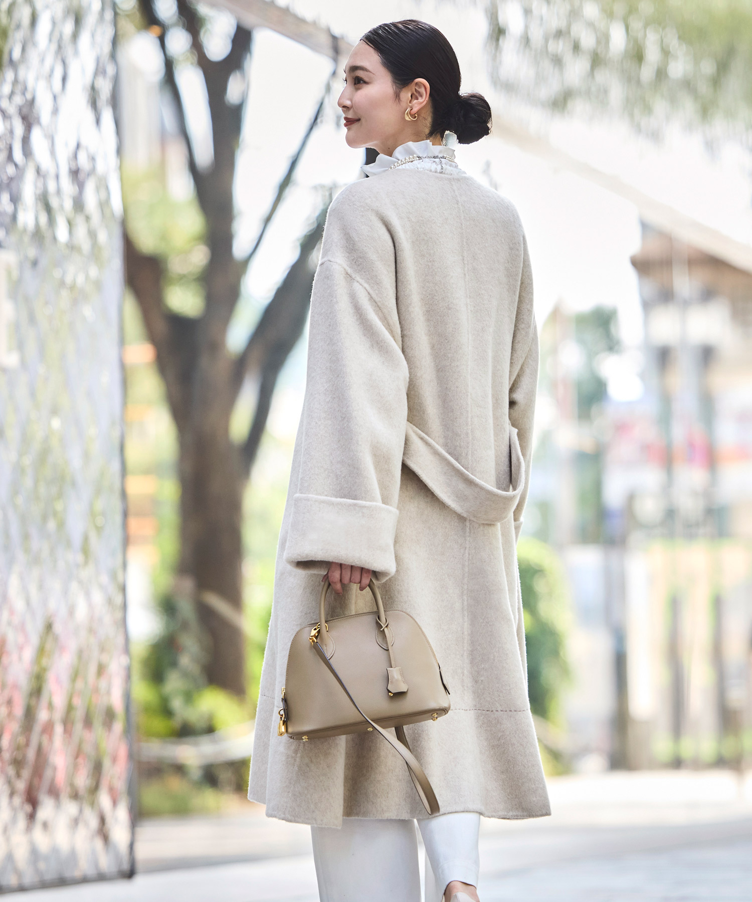 ウールリバーハンドステッチコート